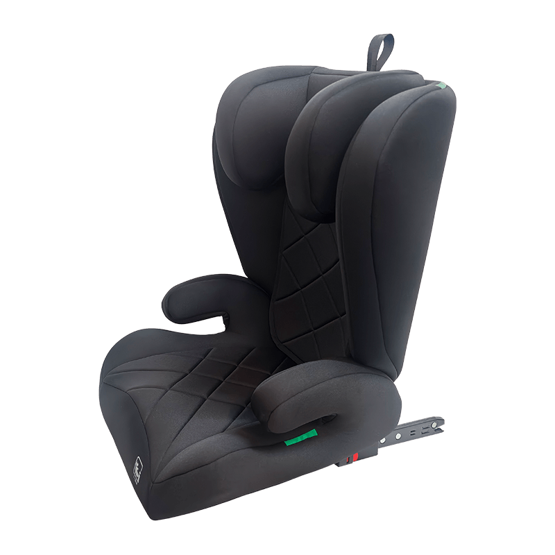Og303b cum Isofix currus sedem, coetus II III currus sedem, cursus foldable, nigrum cum embossing